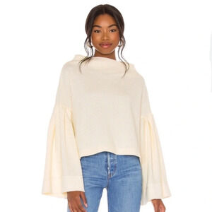 COPY - 09 Free People We The Free Bunny Boat Neck  Bell Sleeve Pullover Evening…